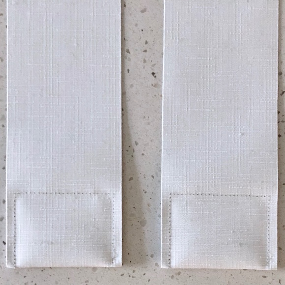 NEW White/ Off White Cloth Vertical Blinds - Picture 6 of 8